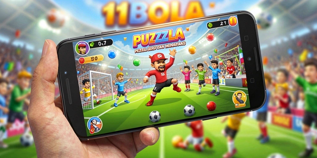Tangkapan layar gameplay <strong>11BOLA</strong> menampilkan teka-teki yang seru dan menantang.