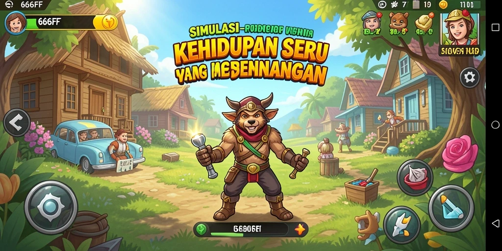 Gameplay interaktif dari 666FF yang menarik dan menghibur.