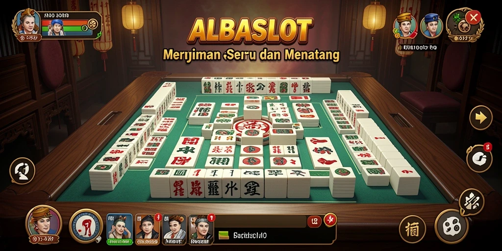 Tampilan gameplay menarik dari permainan Mahjong ALBASLOT.