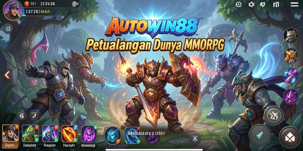 Tangkapan layar dari gameplay seru AUTOWIN88 dalam dunia MMORPG.