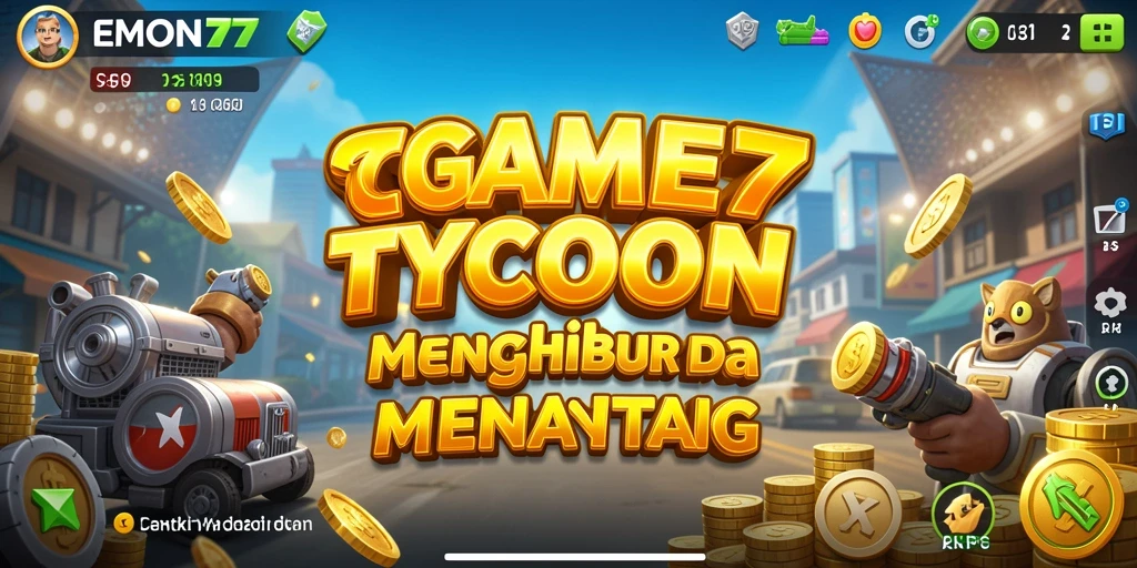 Gameplay seru dan memukau di dalam EMON77.