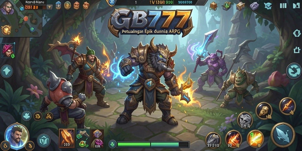 Tampilan gameplay ARPG di GB777 yang menegangkan dan menarik.