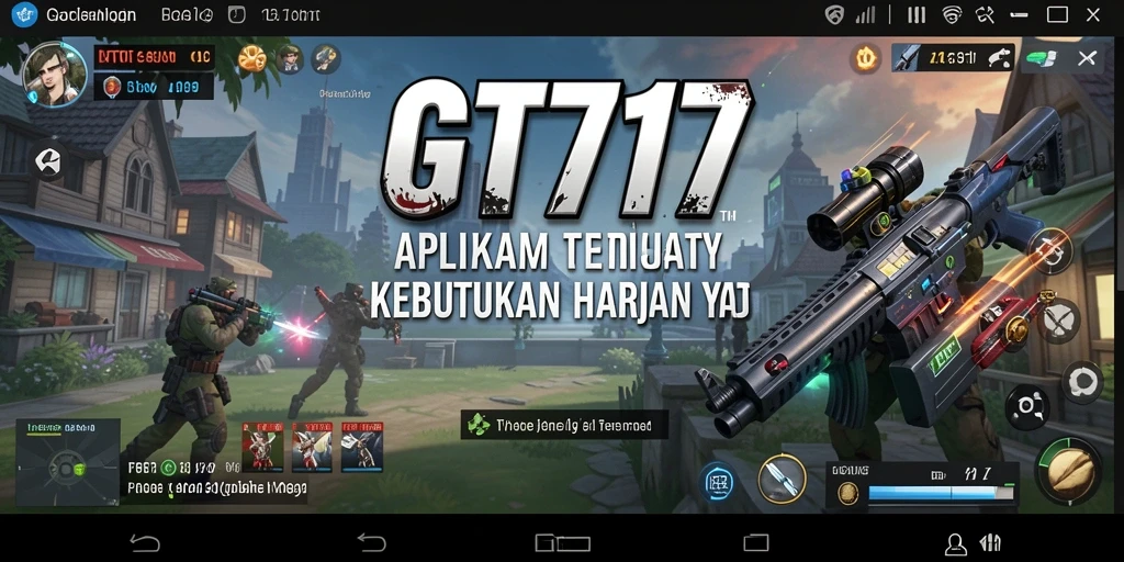 Tampilan utama GT777 menunjukkan fitur-fitur utility yang bermanfaat dan mudah diakses.