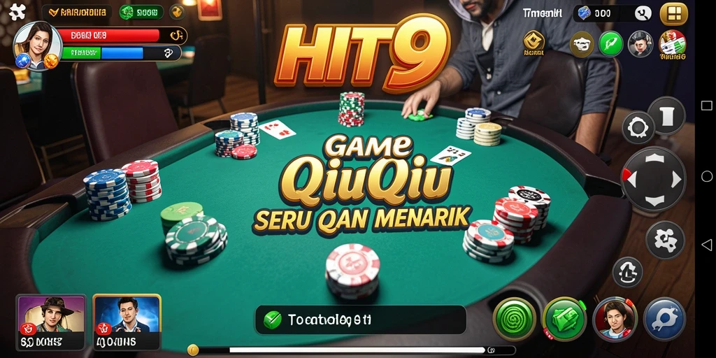 Tampilan gameplay HIT9 dengan aksi QiuQiu seru.