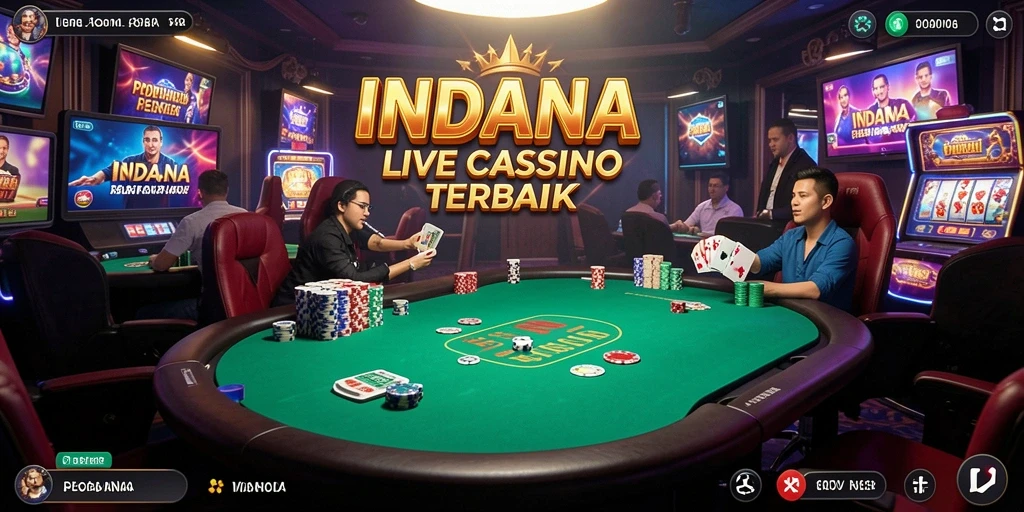 Gameplay Live Casino yang mendebarkan di INDAAA dengan dealer profesional.