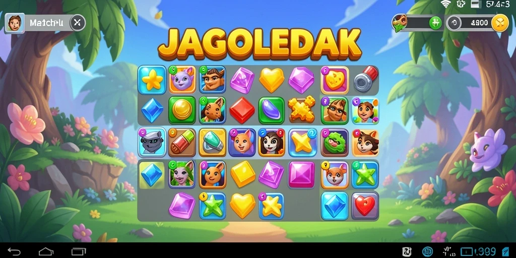 Tampilan menarik dari gameplay JAGOLEDAK yang seru.