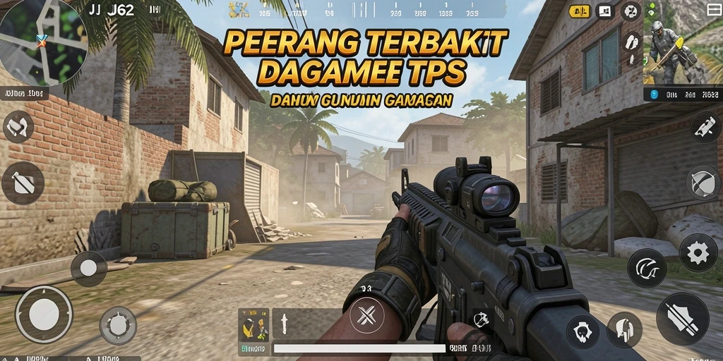 Screenshot menampilkan aksi menegangkan dalam gameplay TPS JJ62.