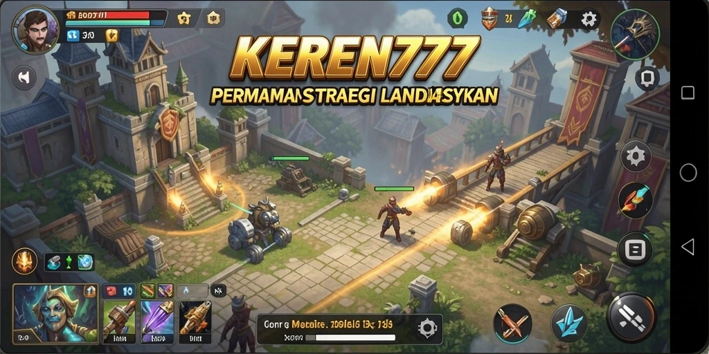 Tampilan menarik dari gameplay nyata KEREN777.