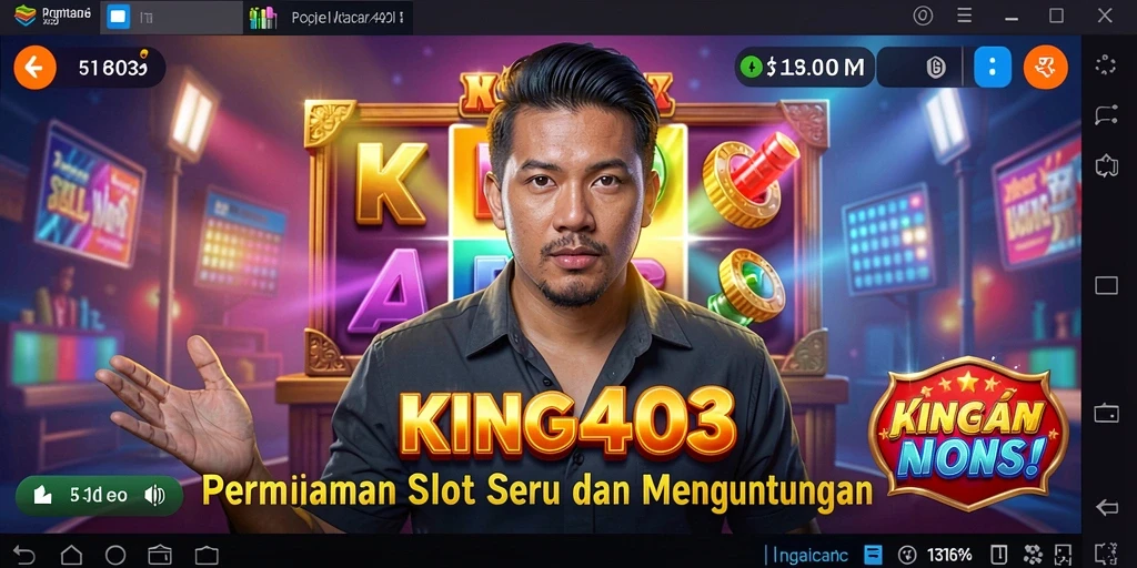 Tampilan gameplay menarik dari game Slot KING403.