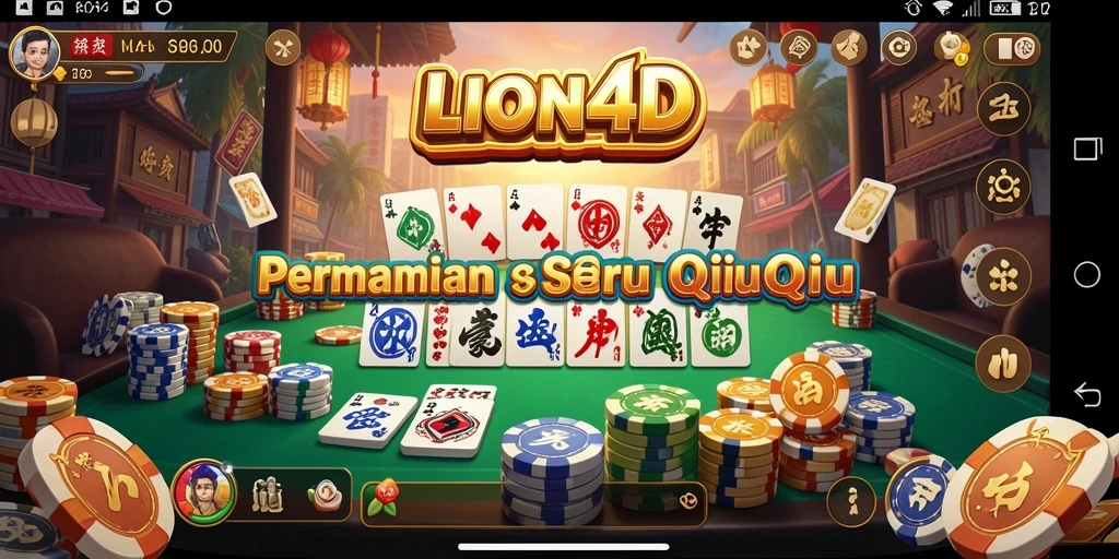 Screenshot gameplay seru LION4D dalam permainan QiuQiu.