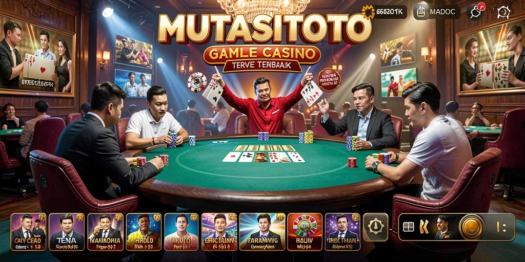 Tampilan menarik dari gameplay Live Casino di MUTASITOTO.