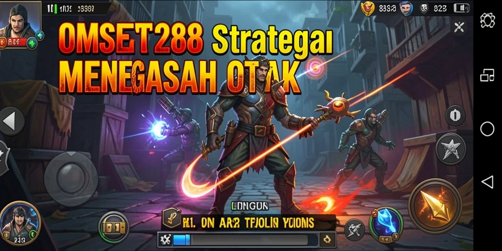 Tangkapan layar seru dari gameplay OMSET288 yang menampilkan aksi strategi yang mendebarkan.