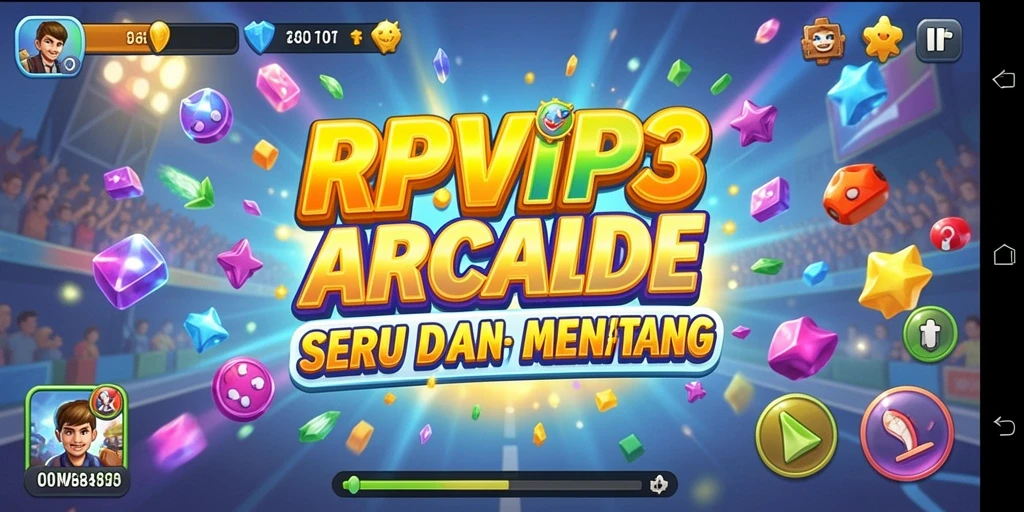 Screenshot RPVIP3 menampilkan gameplay Arcade yang menantang dan menarik.