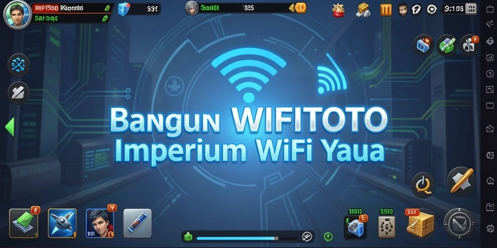 Tangkapan layar gameplay <strong>WIFITOTO</strong> menunjukkan jaringan WiFi yang berkembang.