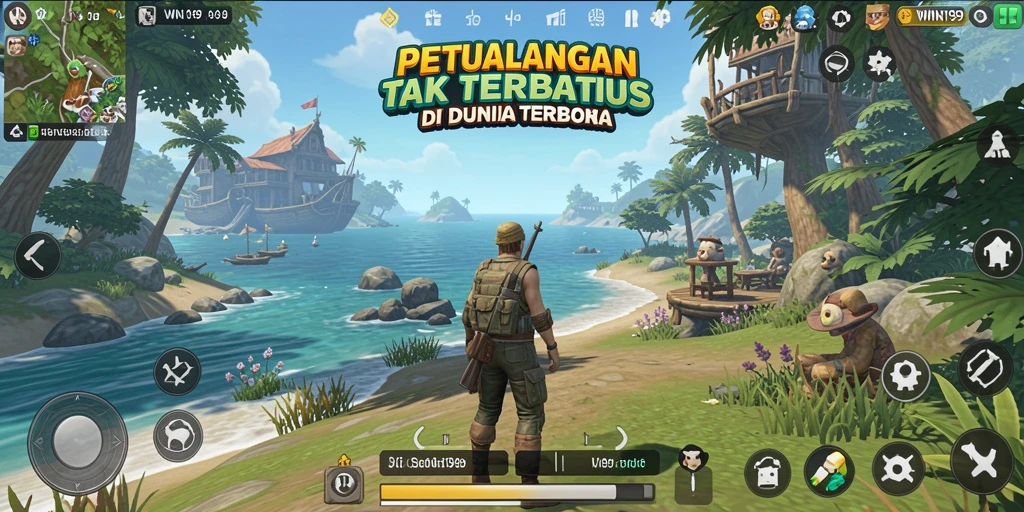 Tampilan gameplay <strong>WIN199</strong> yang menakjubkan di dunia terbuka.
