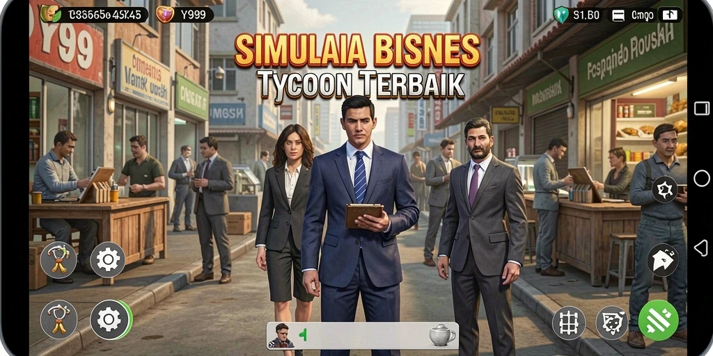 Screenshot utama Y89 menunjukkan pengalaman gameplay Tycoon yang mendebarkan.